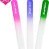 Angel Love Baby Nail File, 3 Pack, Emery Board Glass, Crystal for Babies, New Moms & Baby Shower(Gift Set), Qzf Color