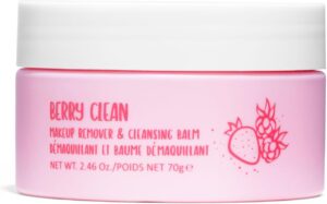 W7 Berry Clean Makeup Remover & Cleansing Balm – Melt Away Makeup & Say Hello to a Berry Fresh Glow! Hydrating, Gentle & Packed with Skin Loving Goodness