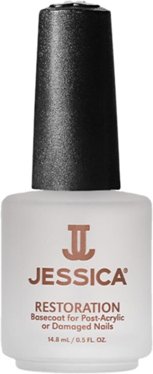JESSICA Restoration Base Coat Nail Varnish, Award Winning for Post Acrylic or Damaged Nails, 14.8ml