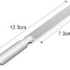 Jaimela Stainless Steel Nail File, Nail File Manicure Tools with Anti-skid Handle and Leather Case, Stainless Steel Nail Care Manicure Tool Accessories for Men Woman