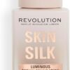 Makeup Revolution, Skin Silk Serum Foundation, Light to Medium Coverage, Contains Hyaluronic Acid, F7, 23ml