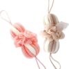 61zDryS-AUL._AC_SL1500_.jpg JYJLLM 2Pcs Bath Shower Loofah Sponge,Long Stretch Back Sponge Exfoliating Back Scrubber for Shower for Women and Men,Bath sponges for Adults,Shower Scrubber(Pink and Khaki)