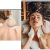 CHAOYUELYF 2 Pack Exfoliating Glove Bath Shower Glove Dead Skin Bath Scrub Mitten for Body Spa Massage Deep Exfoliating Mitt Bath Glove