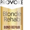 PROVOKE Blonde Rehab N0'4 Smooth and DeFrizz Bond Repair Hair Serum 100 ml, Smoothes Frizz and Restores Volume in 1 Wash with Pro Bonding Complex, Keratin and Hyaluronic Acid, for Blonde Damaged Hair