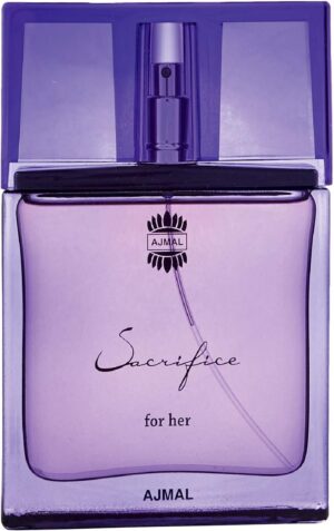 Ajmal Sacrifice Her Women Eau De Parfum |Handpicked Luxury Long Lasting Woody & Floral Fragrance Made in Dubai Perfume for Women 50ML