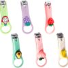 6 Packs Nail Clippers, Cute Nail Care Kit Sturdy Nail Trimmer Fingernail Clippers for Women Girls