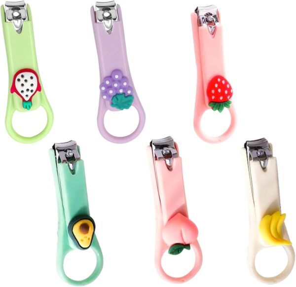 6 Packs Nail Clippers, Cute Nail Care Kit Sturdy Nail Trimmer Fingernail Clippers for Women Girls