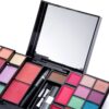 Holzsammlung Mini Professional Makeup Kit for Women Full Kit with Mirror 25 Colors All in One Make up Gift Set for Girls Included Eyeshadow, Concealer, Blusher, Lipstick, Eyeliner, Brush