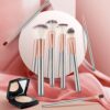 Ammiy Makeup Brushes Sets Professional 18 Pcs Make up Brushes Premium Synthetic Foundation Brushes Blending Face Powder Blush Eyeshadow Eyeliner Make Up Brush Kit with PU Leather Bag