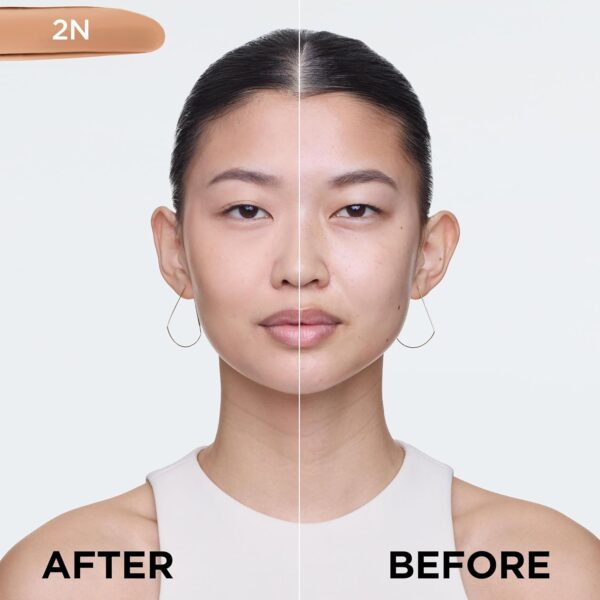 L'Oreal Paris True Match Liquid Foundation, Skincare Infused with Hyaluronic Acid, SPF 16, Available in 40 Shades, 2N Vanilla, 30 ml