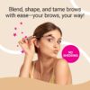 Keshima Duo Eyebrow Brush - Premium Quality Angled Eye Brow Brush and Spoolie