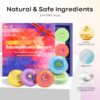MeCids Shower Steamers Aromatherapy Shower Tablets with Essential Oils, Home Spa Bath Steamer Set for Christmas Birthday Mothers' Valentines' Day Gift (9 Pack)