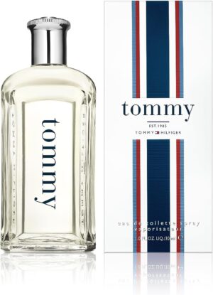 Tommy Hilfiger – Tommy Eau de Toilette 30 ml – Perfume for Men – Fougère Fragrance – Citrus and Fruity Notes – Transparent Glass Bottle