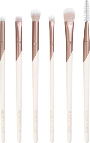 EcoTools Luxe Exquisite Eye Makeup Brush Kit, 6 Piece Set