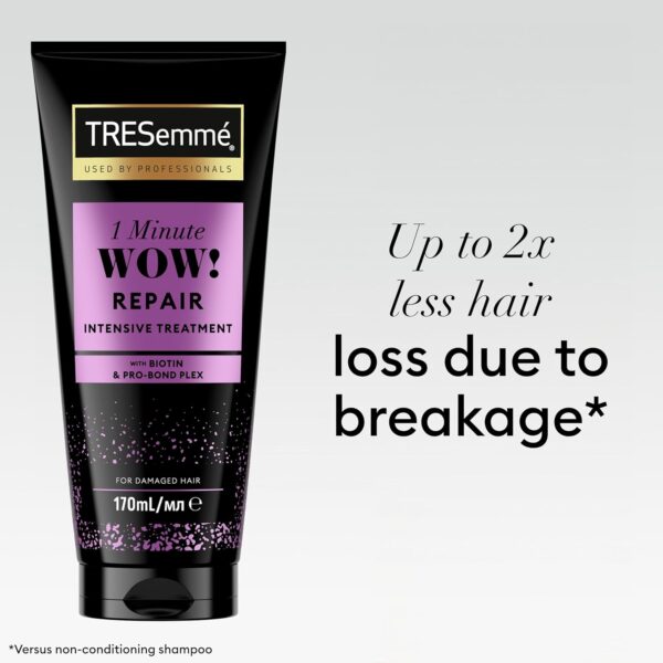 TRESemme 1 Minute WOW Repair Intensive Hair Treatment with Biotin & Pro-Bond Complex for damaged hair 170 ml