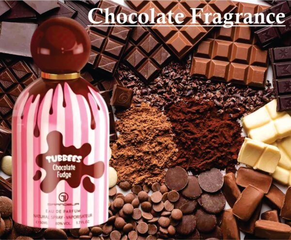 Sapphire’s choice - Tubbees Chocolate Fudge Perfume | Tubbees Chocolate Perfume for Kids 50ml | Chocolate, Sandalwood and Vanilla Fragrance | Tubbees Chocolate Fudge Eau De Parfum Made in Dubai