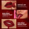 12 Pcs Liquid Lipstick Lipliner Set Nude Lipliner Matte Lipstick Long Lasting Non-Fading Waterproof Lip Glosses Makeup Set Gift For Women (Set C)