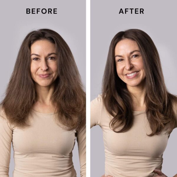 L'ANGE HAIR Le Volume 2-in-1 Titanium Blow Dryer Brush | Hot Air Brush in One with Oval Barrel | Hair Styler for Smooth, Frizz-Free Results for All Hair Types ((Blush - 60mm))