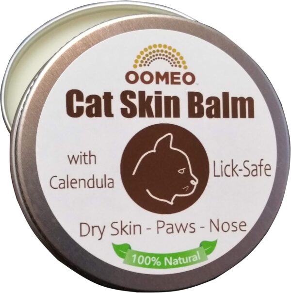 7111RGdmL._AC_SL1500_.jpg OOMEO Cat Skin Balm - Moisturising, Unscented, Lick-safe - 100% natural - As good as any cream