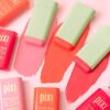 Pixi On-the-Glow Blush - Fleur, Hydrating Tinted Moisture Blush Stick with Ginseng, Aloe Vera & Fruit Extracts, For Cheeks & Lips, 19g / 0.6oz, Paraben-Free