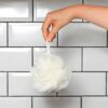 Elysium Spa Pack of 4 Mesh Exfoliating Bath And Shower Body Puff Sponges
