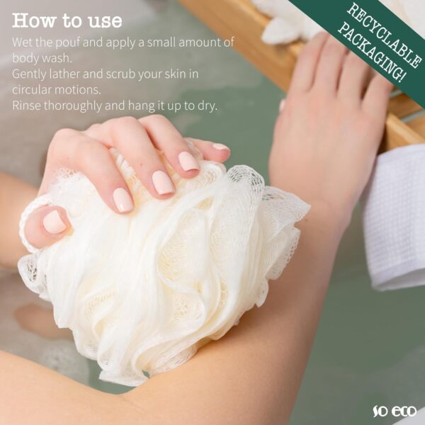 711XRk2MroL._AC_SL1500_.jpg So Eco Bath and Shower Pouf