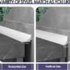 3M Shower Tray Sealing Strip, Bath Sink Edging Edge Seal Trim, Silicone Shower Tray Sealing Strip, Wet Room Threshold Floor Water Barrier Retaining Strip, Bathroom Sealant for Wet and Dry Pedal