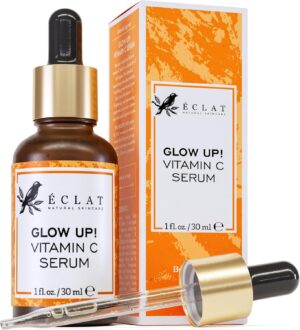 Vitamin C Face Serum - Hyaluronic Acid, Retinol, & Vit E - Anti Aging Facial Brightening Serum for Skin Care - Timeless Pure Vitamin C Serum for Face Dark Spots, Vit C Serum Oil, Face Serum for Women