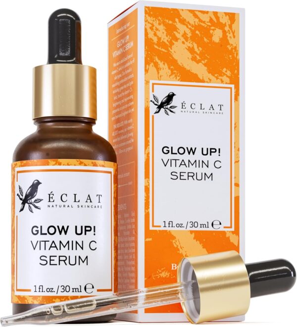 Vitamin C Face Serum - Hyaluronic Acid, Retinol, & Vit E - Anti Aging Facial Brightening Serum for Skin Care - Timeless Pure Vitamin C Serum for Face Dark Spots, Vit C Serum Oil, Face Serum for Women