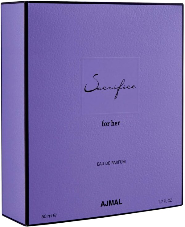 Ajmal Sacrifice Her Women Eau De Parfum |Handpicked Luxury Long Lasting Woody & Floral Fragrance Made in Dubai Perfume for Women 50ML