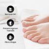 LaRoc 12pc Manicure & Pedicure Set - Nail Clippers, Cuticle Remover - Luxurious Face, Foot, Hand Nail Care Kit - Pedicure Sets for Feet, Mens Grooming Kits & Manicure Set for Women