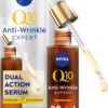 NIVEA Q10 Anti-Wrinkle Expert Dual Action Serum ​(30ml), Anti Ageing Face Serum for Women with Pure Q10, Visibly Reduces and Prevents Wrinkles