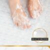 HITSLAM Shower Mat Non Slip Anti Mould, Bath Mat Anti Slip With Suction Cups and Drain Holes, Square Shower Mat for Inside Shower 53 x 53cm, Machine Washable Bath Mat for Tub, Clear