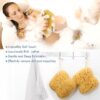 Azymi Sponges Bath, 2Pcs Larger Shower Sponges for Women Men, Exfoliating Body Sponge Dense Foam for Gentle & Deep Cleansing, Ultra-Soft for Sensitive Dry Skin