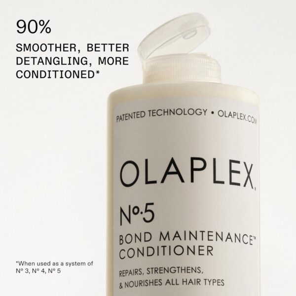 Olaplex No. 5 Bond Maintenance Conditioner, Repairs, Strengthens, & Nourishes All Hair Types, Leaving Hair Feeling Soft & Adds Shine, 250ml