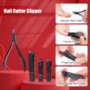 Manicure Set-Stainless Steel Nail Care Set-Professional Ingrown Toenail Clipper Grooming Tool-Pedicure Kit & Toe Nail Cutter-Thick Nail Scissors Toiletries with Cuticle Trimmer