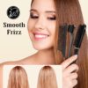Slick Back Hair Brush Set: Hair Wax, Edge Brush, Rat Tail Comb, Bristle Brush, Hair Bun Accessories, Smoothing Brush for Women & Kids