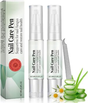 DMQ Nail Care Pens, 2Pcs Fungal Nail Treatment Pens, Nail Strengthener for Nail Fungus, Toenail Fungus Treatment Pen, Anti Fungal Nail Growth Oil, Nail Repair Pen for Damaged Nails
