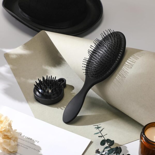 Sawysine 12 Pcs Gift Basket for Women Hair Care Spa Accessories Set Preppy Women's Birthday Mother's Day Gift Stuff(Black)