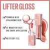 Maybelline New York Lifter Gloss, Plumping & Hydrating Lip Gloss with Hyaluronic Acid, 5.4 ml, Shade: 005, Petal