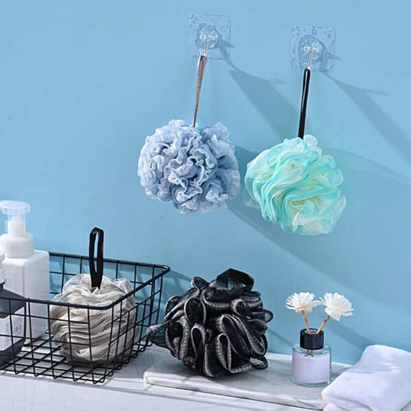 713XaoU-VQL._AC_SL1500_.jpg tinysiry Bath Sponge Shower Loofahs, Super Soft Nylon Bath Scrunchies Body Wash Puff Pack, Shower Exfoliating Scrubber Bathroom Supplies (Grey)