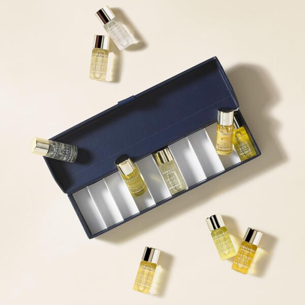 Aromatherapy Associates Discovery Collections Miniature Bath & Shower Oil Set, 10 x 3 ml, 100% Natural Formulation Infused Body Oil Body Treatment Home SPA