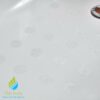 Non-Slip Bath & Shower 28x Clear Stickers - FREE FITTING TEMPLATE INCLUDED - Modern Stylish Alternative to a Rubber Suction Mat - Strong Textured Adhesive Anti Skid Safety Discs - SLIPS AWAY®