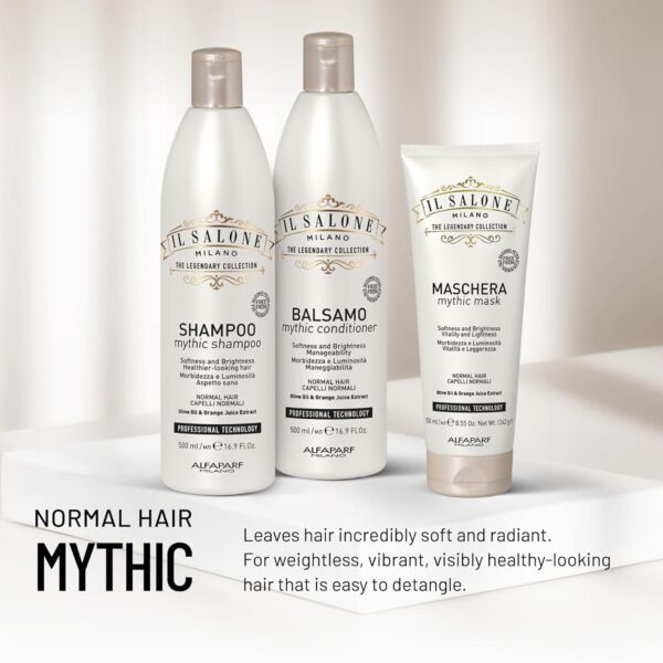 713lIrA-bsL._SL1500_.jpg Il Salone Milano Professional Mythic Conditioner - Detangling Conditioner Formulated with Olive Oil + Orange Extract for Increased Shine and Manageability - Salon-Quality Hair Care (16.9 oz / 500 ml)