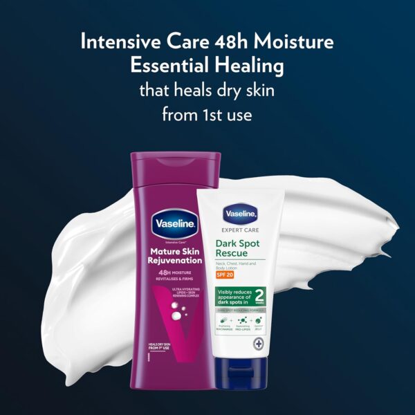 Vaseline Intensive Care Mature Skin Rejuvenation Body Lotion heals and balances skin dryness for maturing dry skin 400 ml