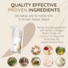 Vitamins Hair Mask Conditioner Keratin Treatment - Biotin Castor and Coconut Oil Deep Conditioning for Thin Fine Hair - Anti Frizz Moisturiser for Curly Straight Dry Damaged and Frizzy Locks