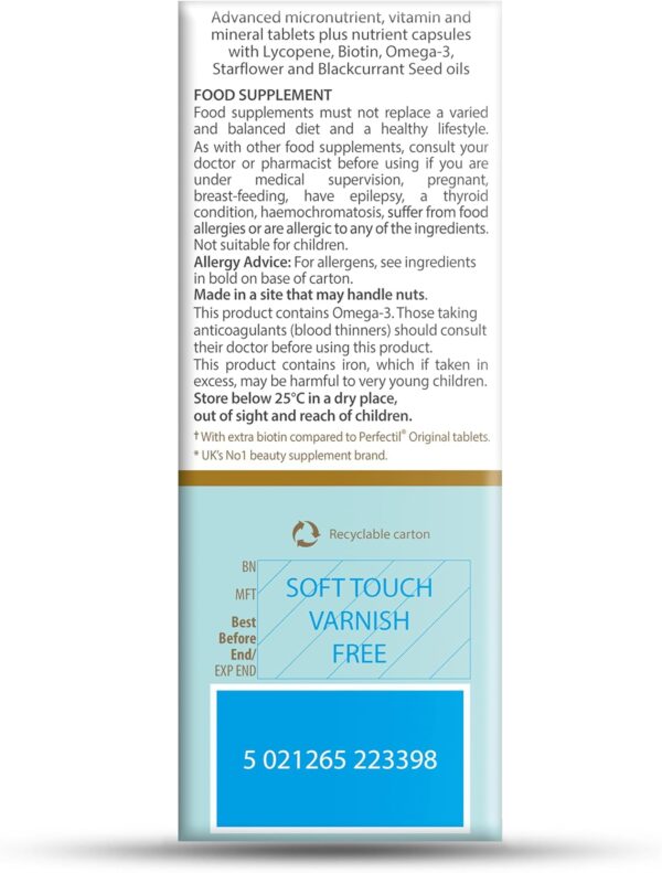 Perfectil Skin Beauty Supplement Tablets, by Vitabiotics