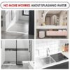 3M Shower Tray Sealing Strip, Silicone Shower Tray Sealing Strip, Bath Sink Edging Edge Seal Trim, Wet Room Threshold Floor Water Barrier Retaining Strip, Bathroom Sealant for Wet and Dry Separation
