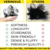 VERINIXUS Loofah Shower Sponge – Pack of 4 Extra Soft Mesh Bath Puff for Body Scrubbing & Exfoliating | Shower Puff for Men, Women & Kids | Durable Bath Sponge for Daily Use