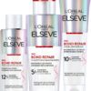 L’Oréal Paris L'Oréal Paris - Restorative Hair Routine for Damaged & Over-stressed Hair - Pre-Shampoo + Shampoo + Detangler - Citric Acid Complex - Elseve Pro Bond Repair - 3 Products